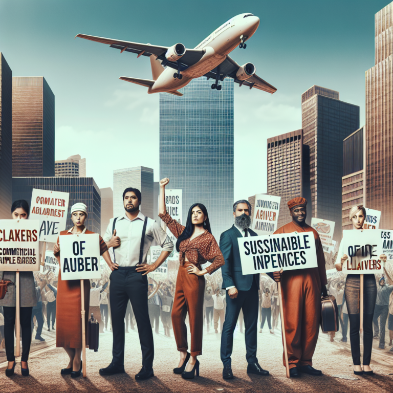British Airways Cleaners Strike at Heathrow Headquarters