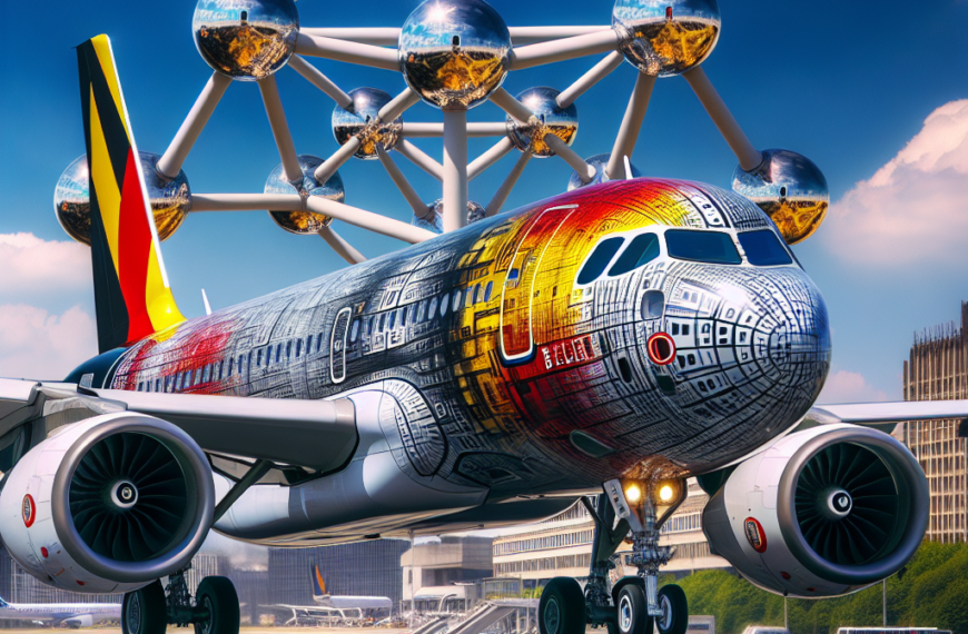 Brussels Airlines Launches Atomium-Themed A320 Aircraft