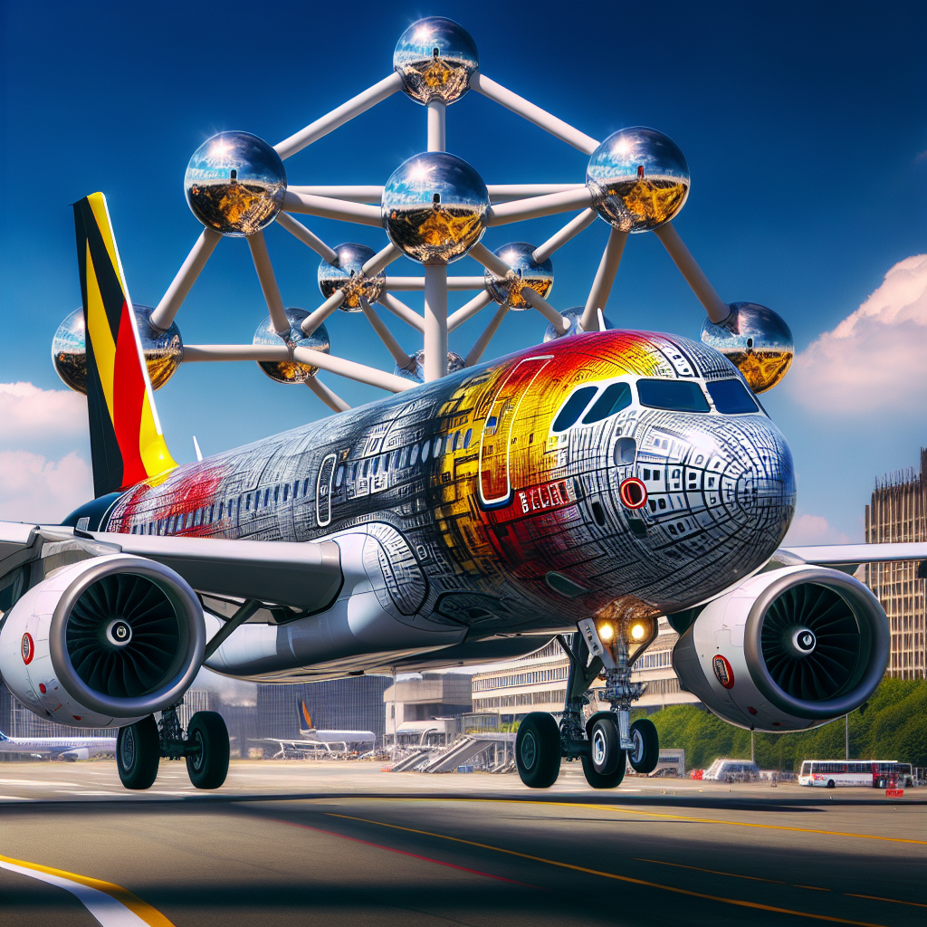 Brussels Airlines Launches Atomium-Themed A320 Aircraft
