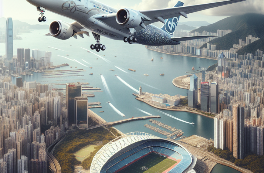 Cathay Pacific A350 to Fly Over New Kai Tak Stadium