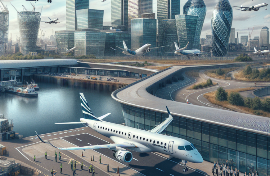 Embraer E2 Jet Makes History at London-City Airport