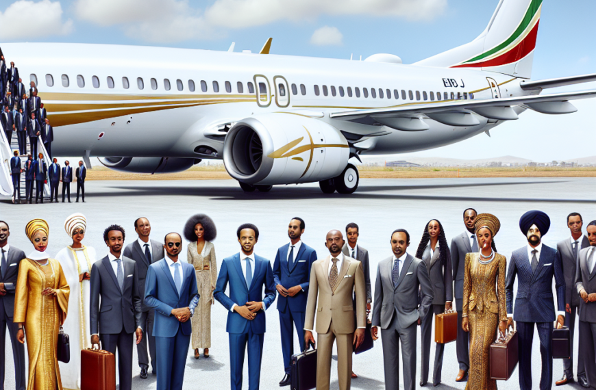 Ethiopian Welcomes New Boeing 737-800 Business Jet
