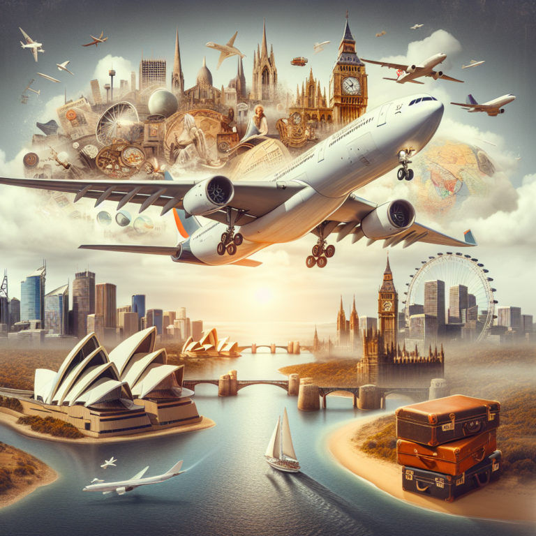 Experience a 7-Stop Adventure: Sydney to London Flight!