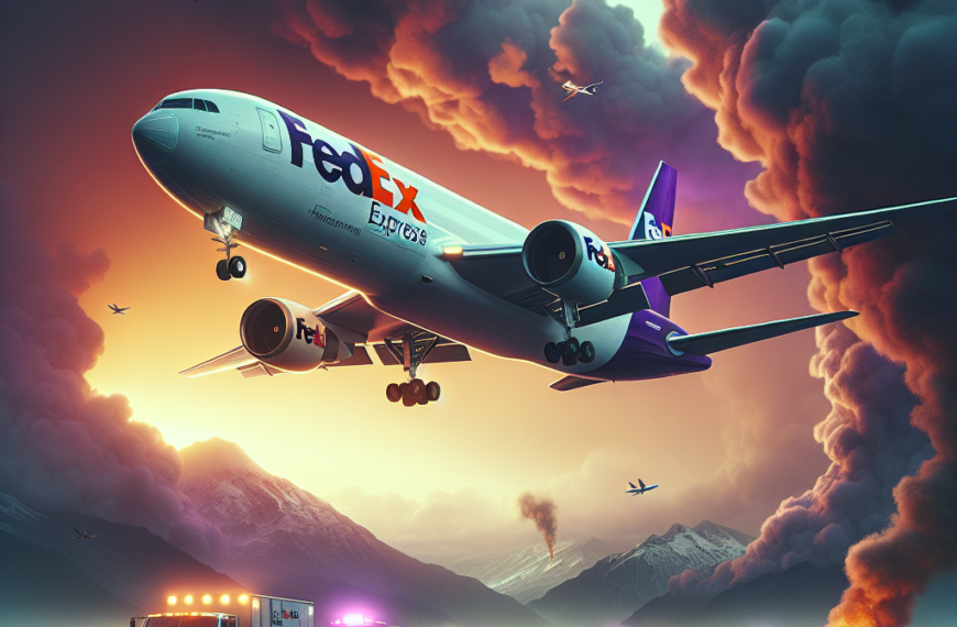 FedEx 767 Makes Emergency Landing in Newark Due to Engine Fire