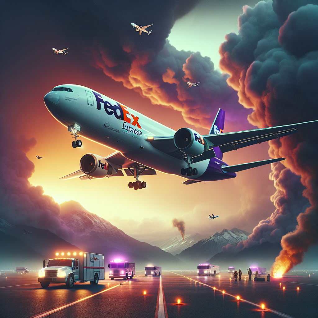 FedEx 767 Makes Emergency Landing in Newark Due to Engine Fire