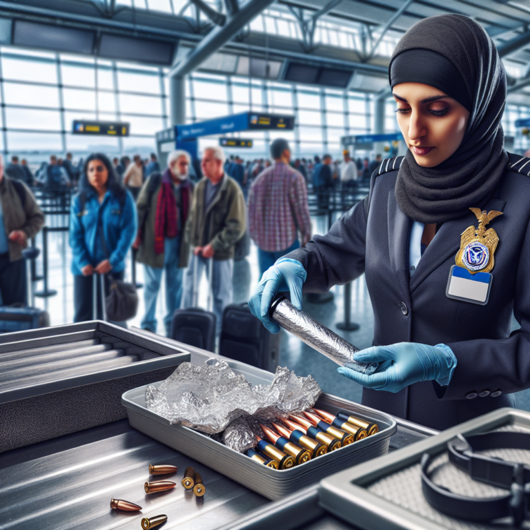 Man Arrested for Smuggling 16 Bullets in Foil at Newark Airport