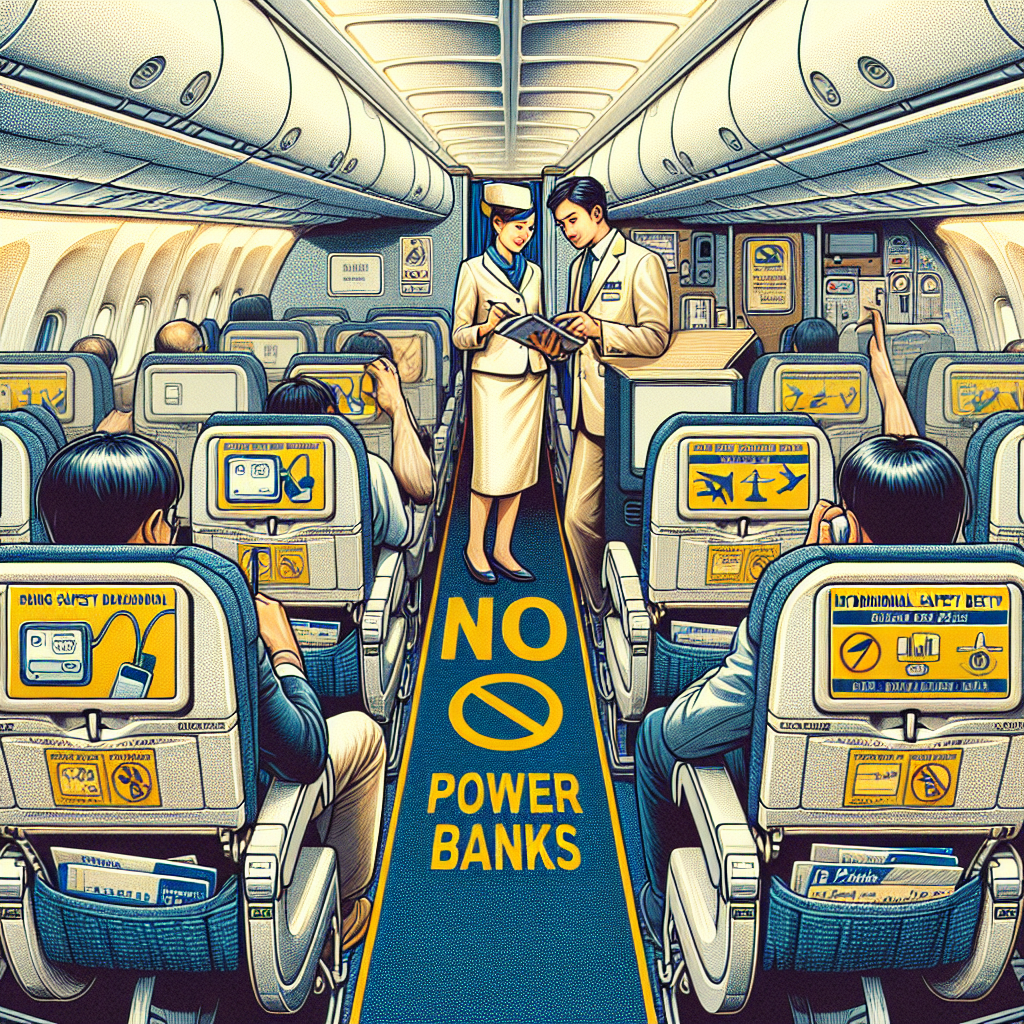 Singapore Airlines to Ban Power Banks on Flights Starting April 2025