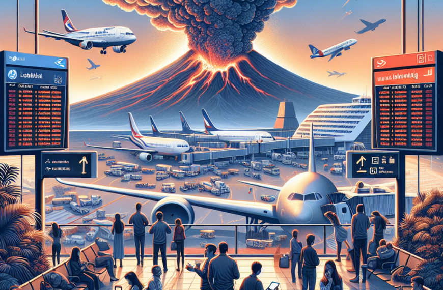 Volcano Ash Cloud Grounds Bali Flights from Flores Island
