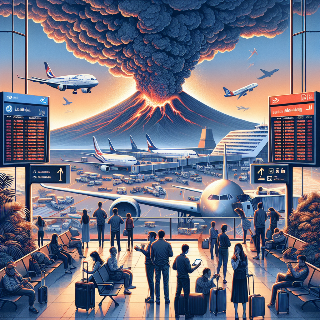 Volcano Ash Cloud Grounds Bali Flights from Flores Island