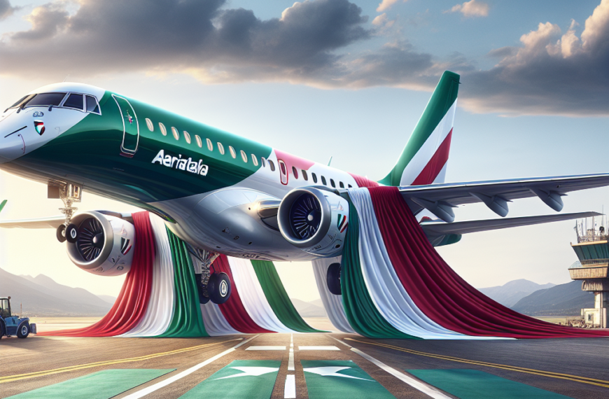 Aeroitalia Expands Network with First Leased Embraer E190