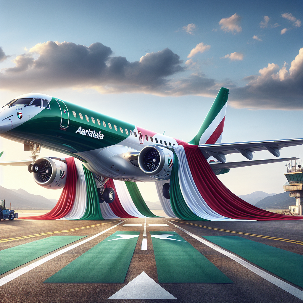 Aeroitalia Expands Network with First Leased Embraer E190