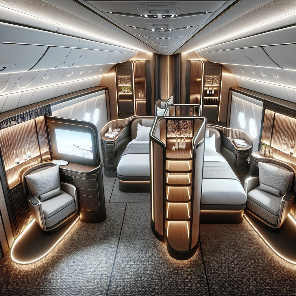 Airbus Reveals Luxury A350-1000 First Class Cabins at AIX 2025