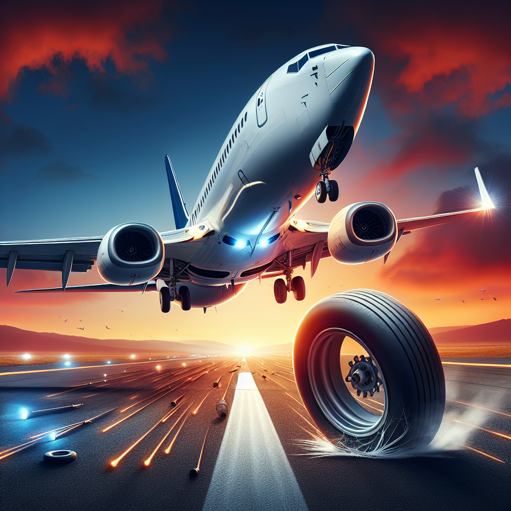 Alaska Airlines 737 MAX 9 Tire Bursts at Atlanta Airport