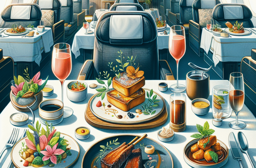 Alaska Airlines Launches Exciting New First Class Menu