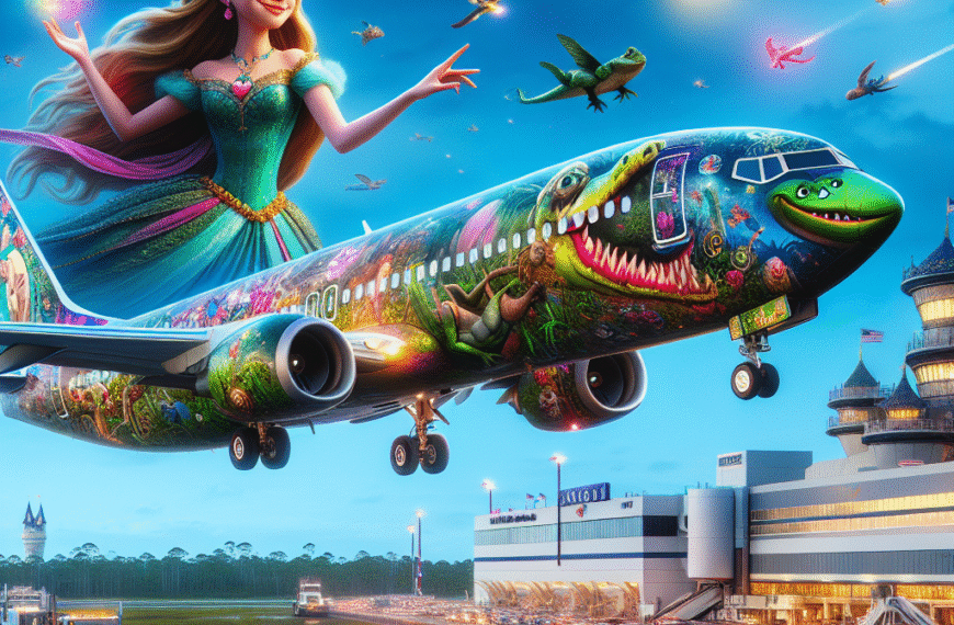 Alaska Airlines Launches Tiana-Themed Disney Livery