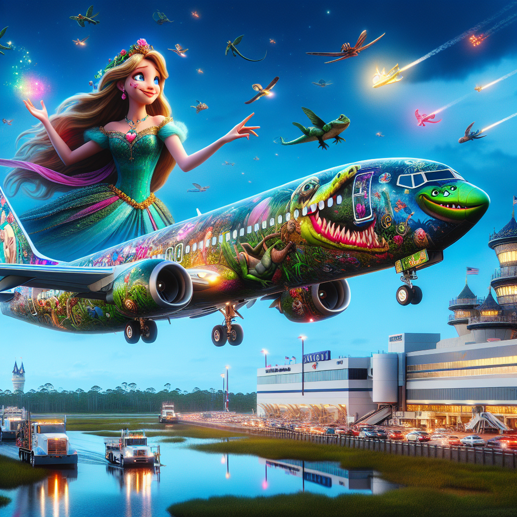 Alaska Airlines Launches Tiana-Themed Disney Livery