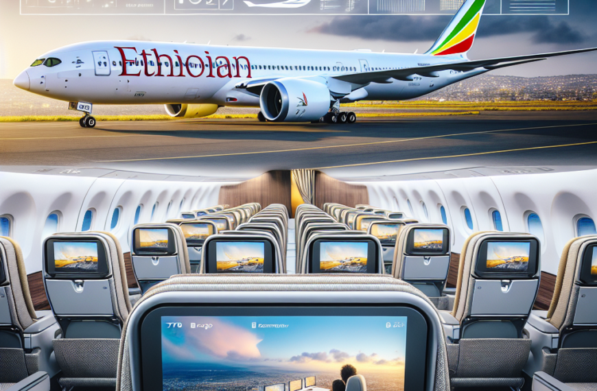 Ethiopian Airlines and Safran Partner on Boeing 777-9 Seats