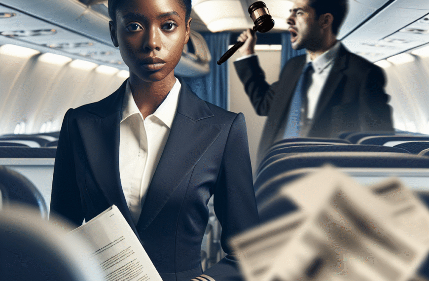Flight Attendant Sues Passenger for $75,000 Over Incident