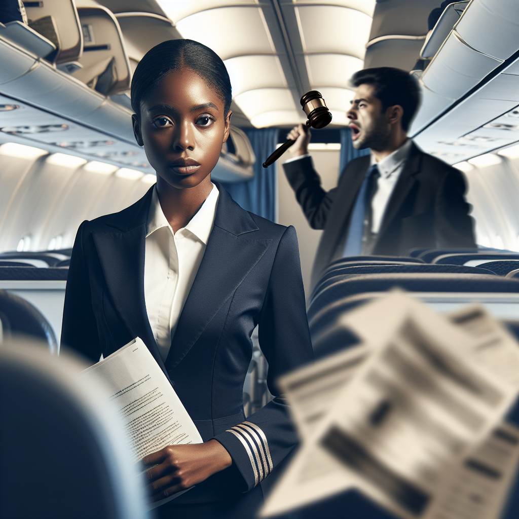 Flight Attendant Sues Passenger for $75,000 Over Incident