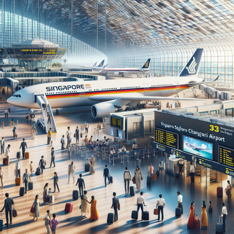 India-Singapore Air Traffic Soars to 5.5 Million in 2024