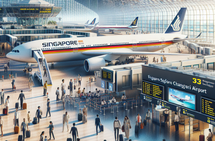 India-Singapore Air Traffic Soars to 5.5 Million in 2024
