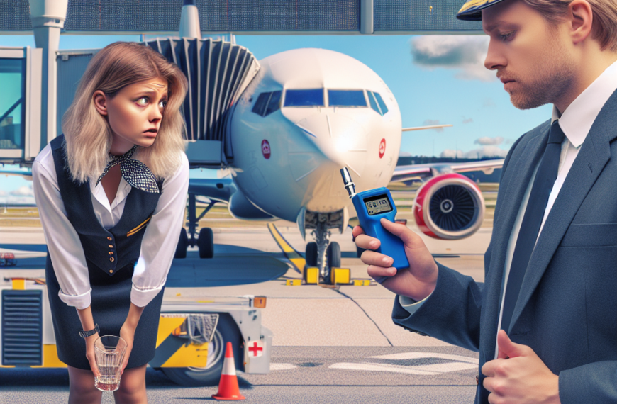 SAS Flight Attendant Caught Drunk While Working