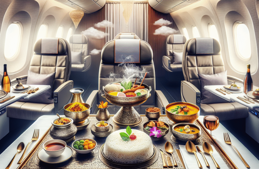 Singapore Airlines Unveils New Menu for India Flights