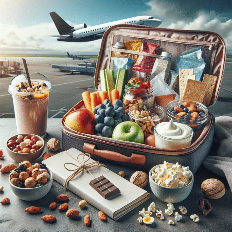 Sky-High Nutrition: Top 10 Healthy Snacks to Pack for Your Next Flight