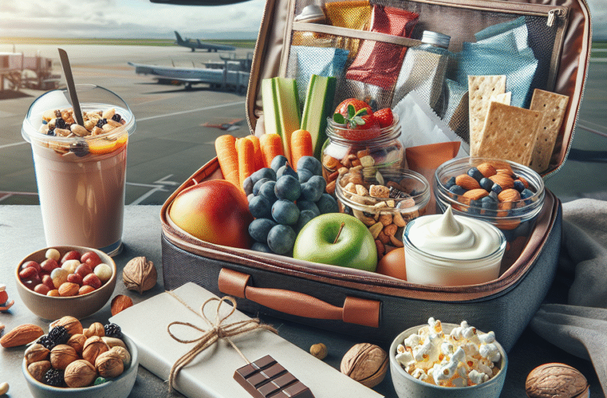 Sky-High Nutrition: Top 10 Healthy Snacks to Pack for Your Next Flight