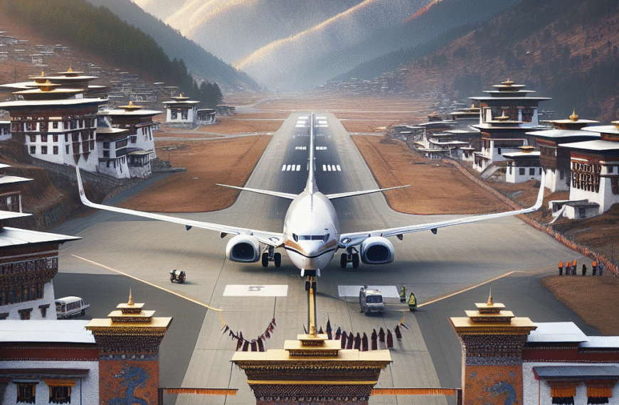Thai King and Queen Arrive at World's Most Dangerous Airport