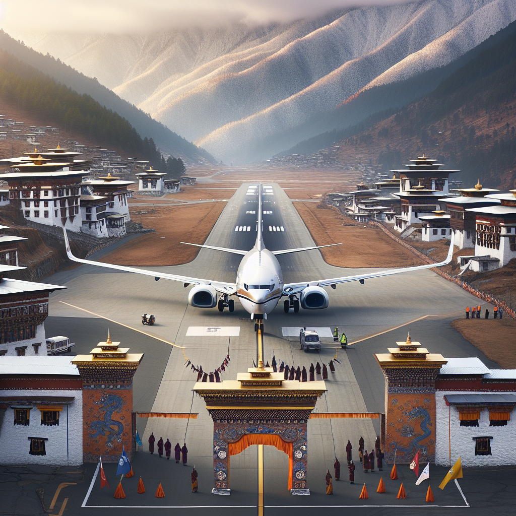 Thai King and Queen Arrive at World's Most Dangerous Airport