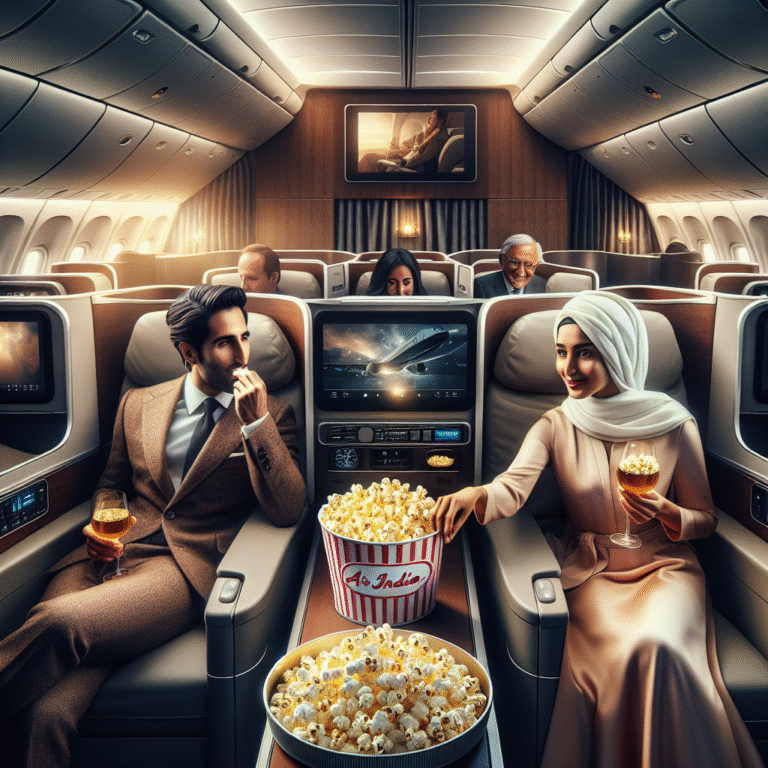Air India Offers Fresh Popcorn in First and Business Class
