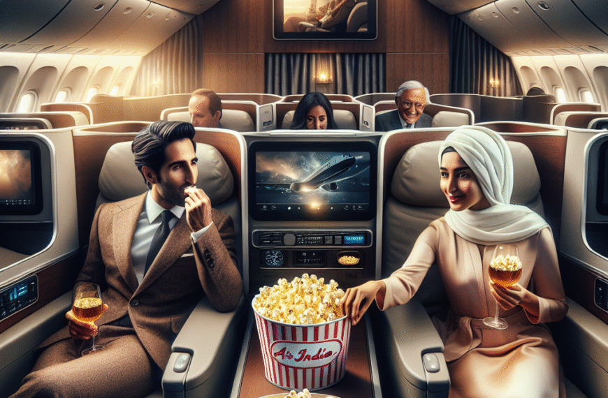 Air India Offers Fresh Popcorn in First and Business Class