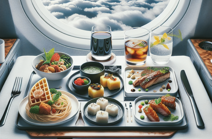 Alaska Airlines Unveils Upgraded First Class Menu