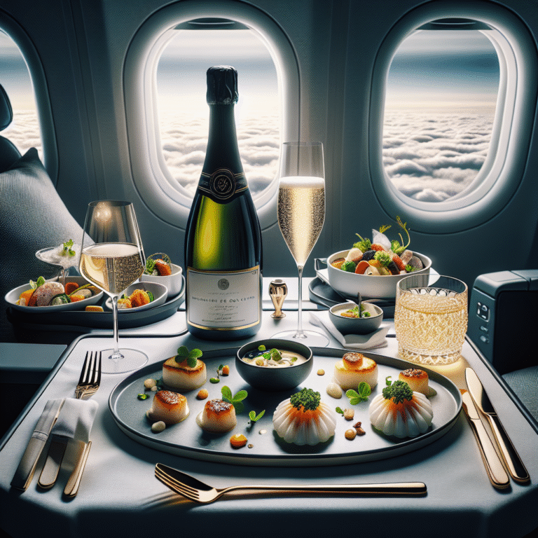 Emirates Business Class Unveils 18-Dish Menu with New Champagnes