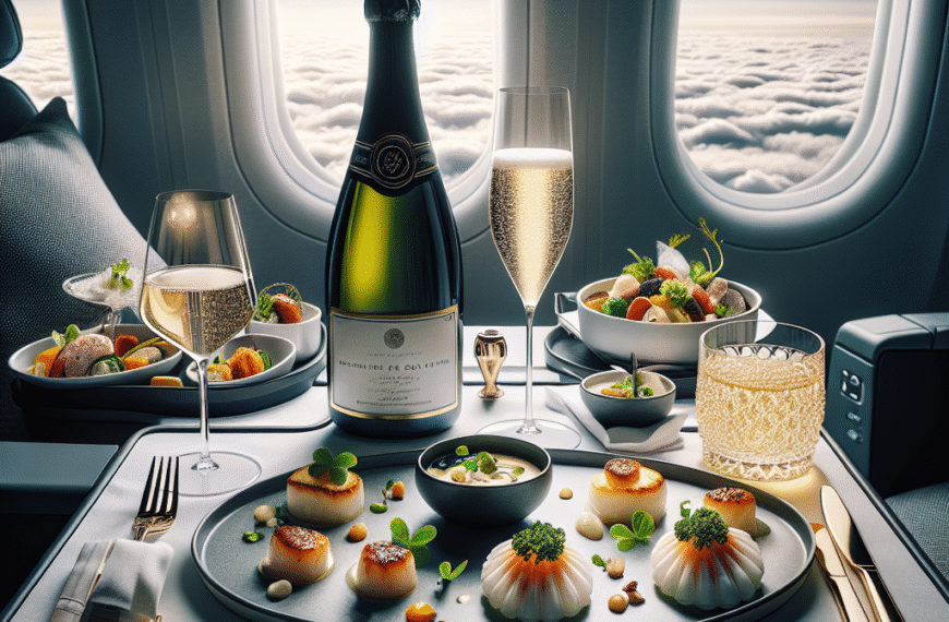 Emirates Business Class Unveils 18-Dish Menu with New Champagnes
