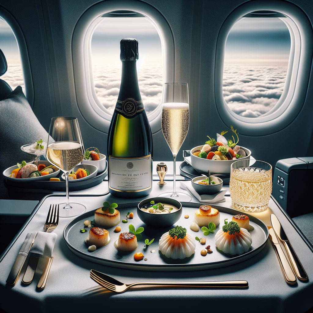 Emirates Business Class Unveils 18-Dish Menu with New Champagnes