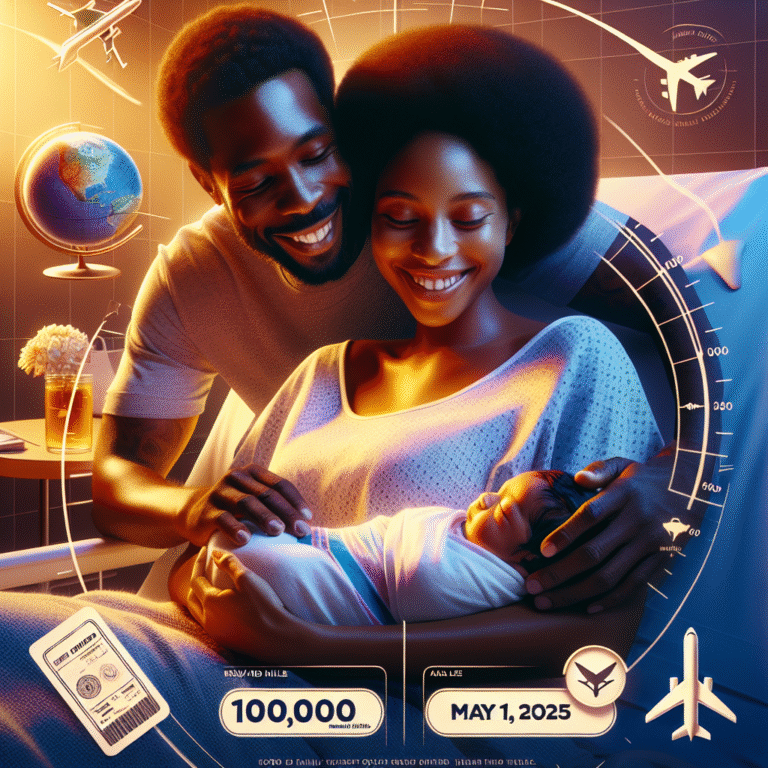 First Baby Born on May 1, 2025, Wins 100,000 AAdvantage Miles