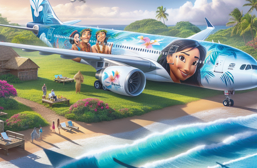 Hawaiian Airlines Reveals Lilo & Stitch-Inspired A330 Livery