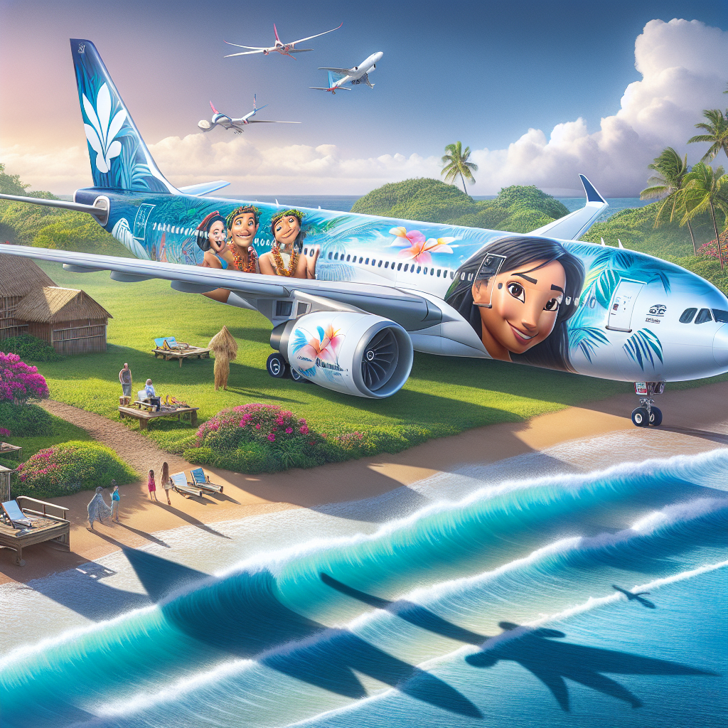 Hawaiian Airlines Reveals Lilo & Stitch-Inspired A330 Livery