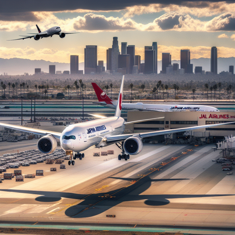 Japan Airlines Retires First 777-300ER on Final L.A. Flight