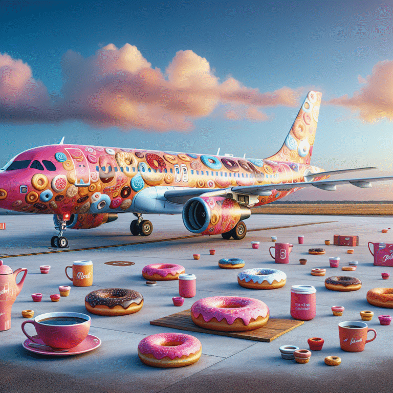 JetBlue and Dunkin’ Launch Special Airbus A320 Livery