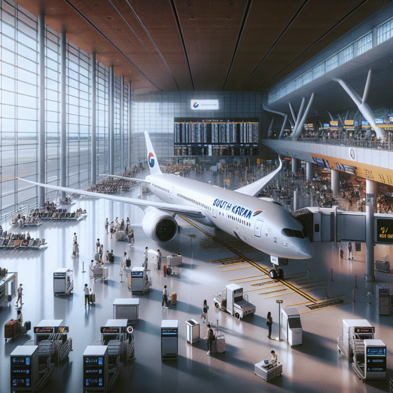 Korean Air Reduces Regional Flights by 45% Due to Delays