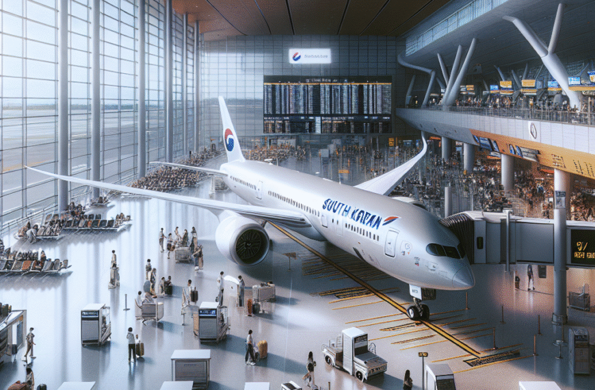 Korean Air Reduces Regional Flights by 45% Due to Delays