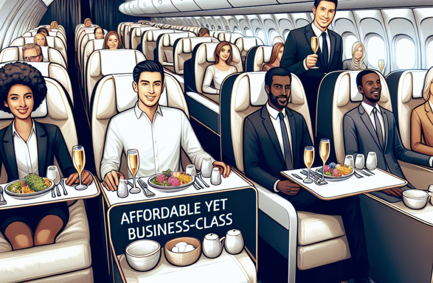 Tips to Fly Business Class for Less