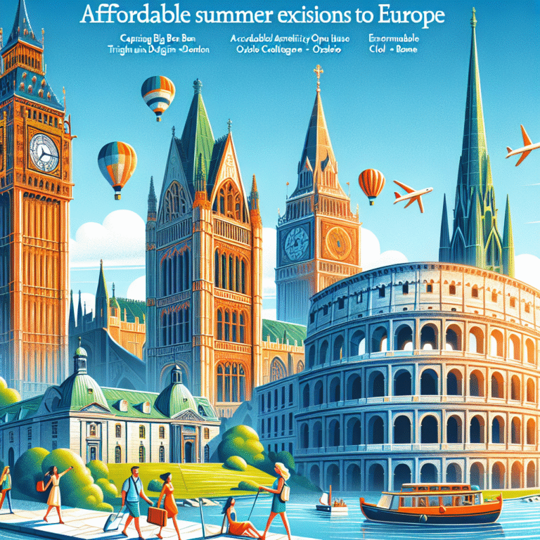 Top 5 Budget Flights to Europe for Summer 2025