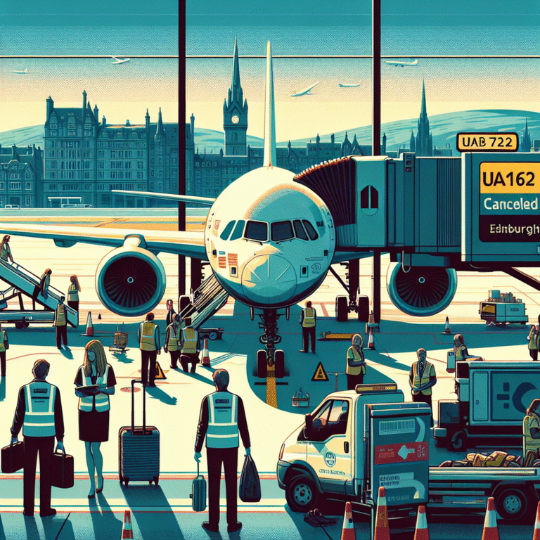 United Airlines Cancels Newark-Edinburgh Flight