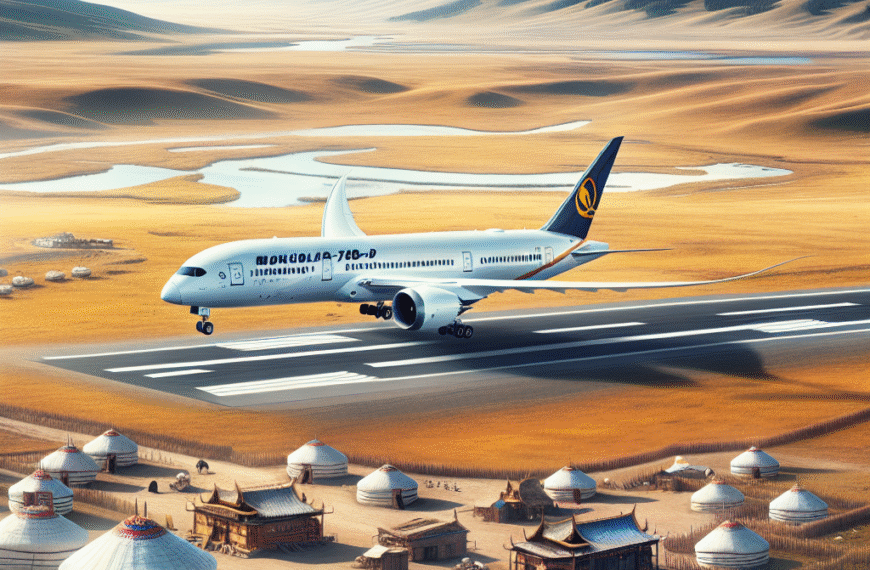 United Airlines Launches Direct Flights to Ulaanbaatar