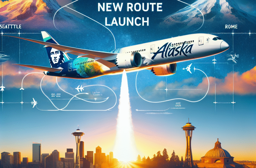Alaska Airlines Announces Seattle-Rome Service for 2026