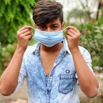 Wearing masks on flights